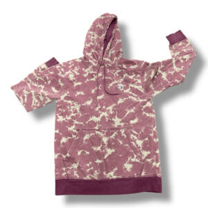 Vintage Volcom Tie Dye Hoodie Purple Size M